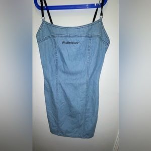 Budweiser dress worn twice while working for Budweiser